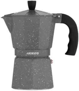 Гейзерная кофеварка Ardesto Gemini Molise, 0.24л, 6 чашек, алюминий, серый