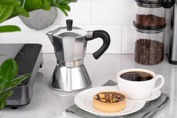 Гейзерная кофеварка ARDESTO Gemini Piemonte, 0.3л, 6 чашек, алюминий