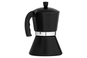 ARDESTO Гейзерная кофеварка Gemini Trento, 0.3л, 6 чашек, алюминий, чёрний