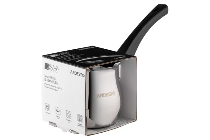 Турка Ardesto Black Mars, 0.35л, нержавіюча сталь, бакеліт