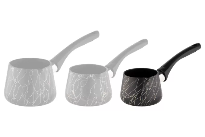 Coffe pot ARDESTO Black Mars, 0.25l, aluminum, bakelite, black