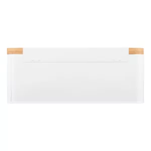 Хлібниця Ardesto Midori 33х13х18см, метал, бамбук, білий