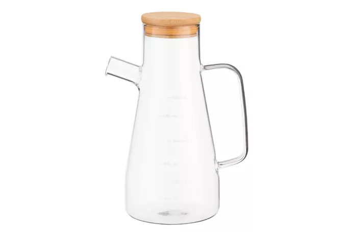 Бутылка для масла и уксуса Ardesto Midori, 650мл, боросиликатное стекло, прозрачный