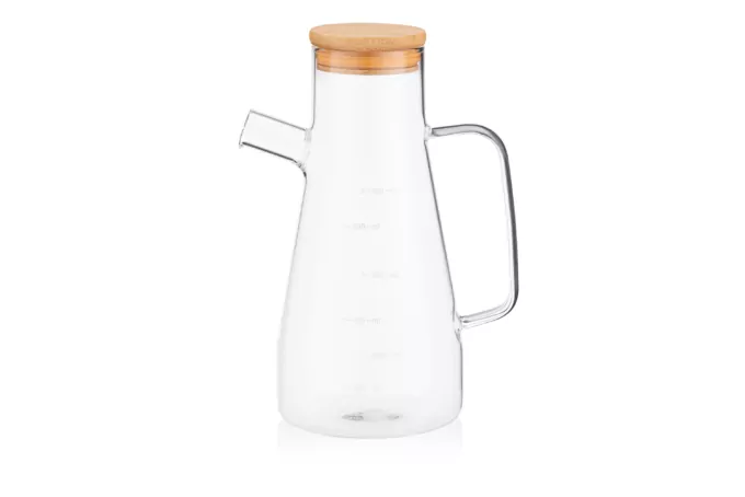 Бутылка для масла и уксуса Ardesto Midori, 650мл, боросиликатное стекло, прозрачный