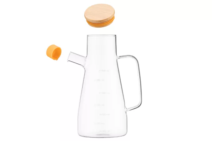 Бутылка для масла и уксуса Ardesto Midori, 650мл, боросиликатное стекло, прозрачный