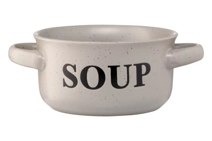 Ardesto Bowl Alcor, 550ml, ceramics, gray