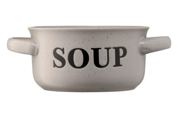 Ardesto Bowl Alcor, 550ml, ceramics, gray