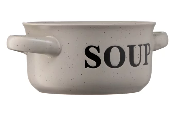 Ardesto Bowl Alcor, 550ml, ceramics, gray