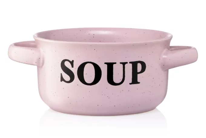 Ardesto Bowl Alcor, 550ml, ceramics, pink