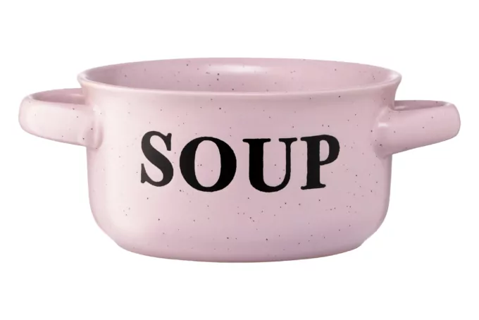 Ardesto Bowl Alcor, 550ml, ceramics, pink