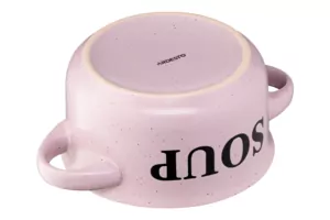 Ardesto Bowl Alcor, 550ml, ceramics, pink