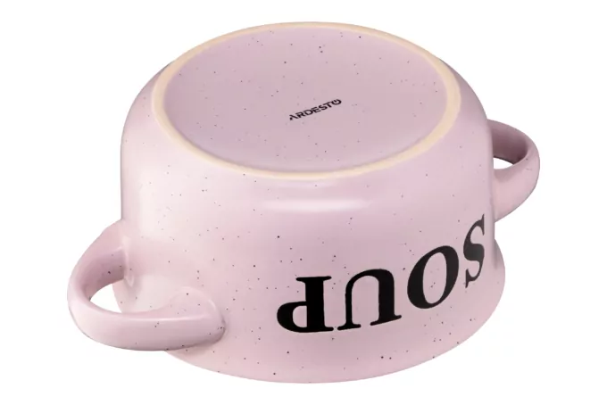 Ardesto Bowl Alcor, 550ml, ceramics, pink