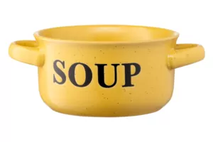 Ardesto Bowl Alcor, 550ml, ceramics, yellow