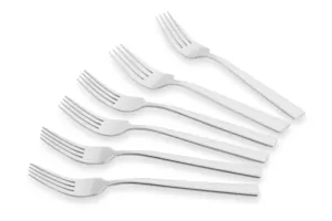 Table forks set Ardesto Black Mars Vanessa, 6pcs, stainless steel