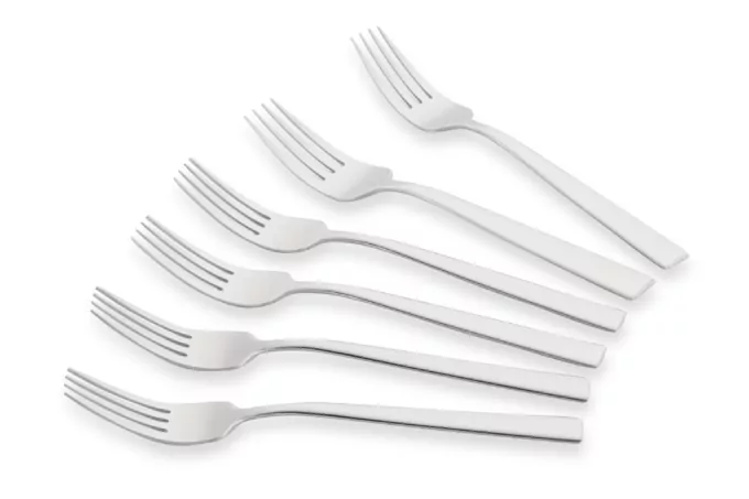 Table forks set Ardesto Black Mars Vanessa, 6pcs, stainless steel