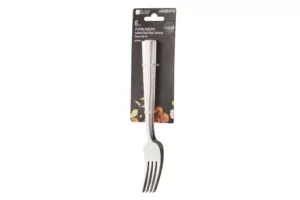 Table forks set Ardesto Black Mars Vanessa, 6pcs, stainless steel