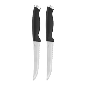 Ardesto Knives Set Gemini Gourmet, 2pcs, stainless steel, black