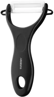 Ardesto Ceramic Peeler Fresh, ceramics, plastic, black