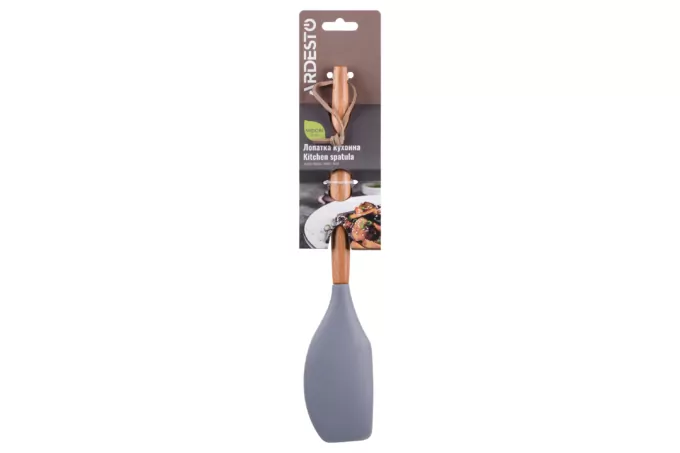 Ardesto Turner Midori, 31.5cm, silicone, wood, gray