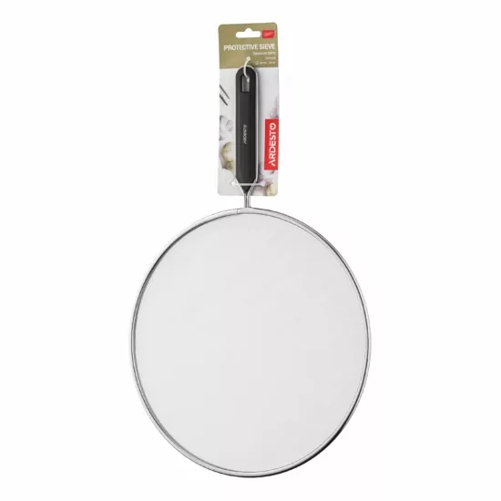 Захисне сито ARDESTO Gemini, 28см, нержавіюча сталь, пластик, чорний