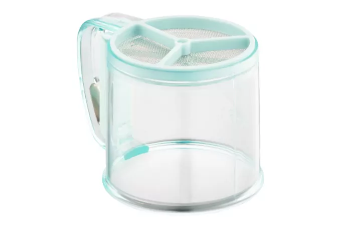 Кружка-сито Ardesto Fresh, 9.5см, пластик, блакитний