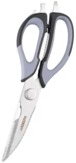 Ardesto Kitchen Scissors Fresh, 22.7cm, stainless steel, plastic, grey-black