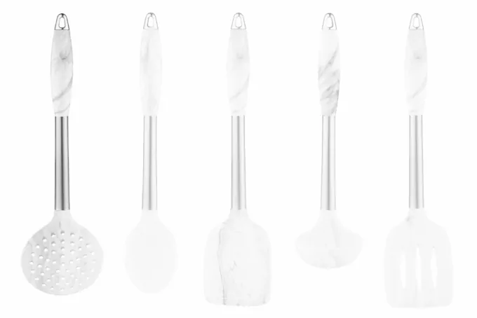 Шумівка Ardesto Gemini Marmo, 34.5см, силікон, нержавіюча сталь