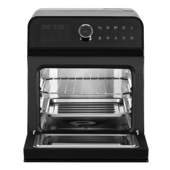 Ardesto air fryer, 2250W, bowl-15l, touch control, 40-220°C, metal/plastic, white-black