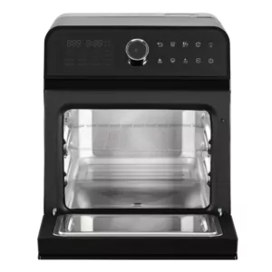 Ardesto air fryer, 2250W, bowl-15l, touch control, 40-220°C, metal/plastic, white-black