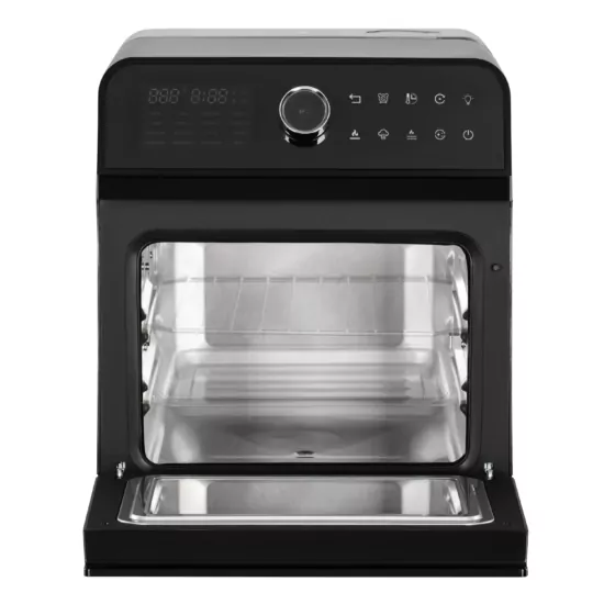 Ardesto air fryer, 2250W, bowl-15l, touch control, 40-220°C, metal/plastic, white-black