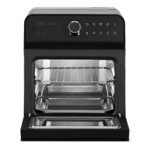Ardesto air fryer, 2250W, bowl-15l, touch control, 40-220°C, metal/plastic, white-black