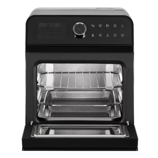 Ardesto air fryer, 2250W, bowl-15l, touch control, 40-220°C, metal/plastic, white-black
