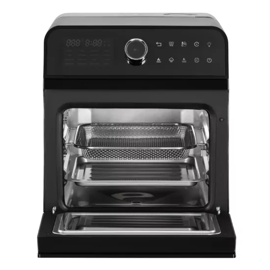 Ardesto air fryer, 2250W, bowl-15l, touch control, 40-220°C, metal/plastic, white-black