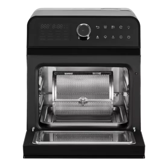 Ardesto air fryer, 2250W, bowl-15l, touch control, 40-220°C, metal/plastic, white-black