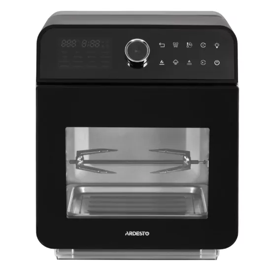 Ardesto air fryer, 2250W, bowl-15l, touch control, 40-220°C, metal/plastic, white-black