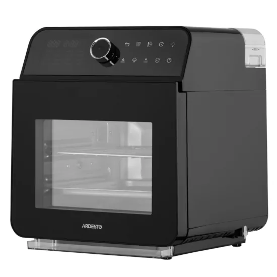 Ardesto air fryer, 2250W, bowl-15l, touch control, 40-220°C, metal/plastic, white-black