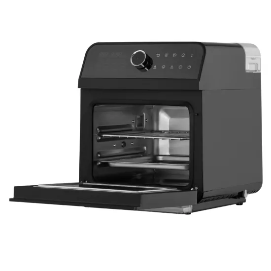 Ardesto air fryer, 2250W, bowl-15l, touch control, 40-220°C, metal/plastic, white-black