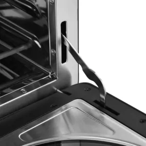 Ardesto air fryer, 2250W, bowl-15l, touch control, 40-220°C, metal/plastic, white-black