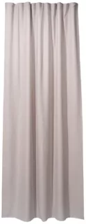 Curtain ARDESTO 150х270cm, linen look, 100% polyester, light grey