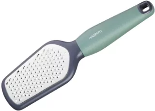 Ardesto Grater Gemini, 20.5cm, stainless steel, plastic, gray-green