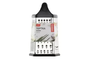 Тертка Ardesto Gemini, 23см, нержавіюча сталь, пластик, чорний