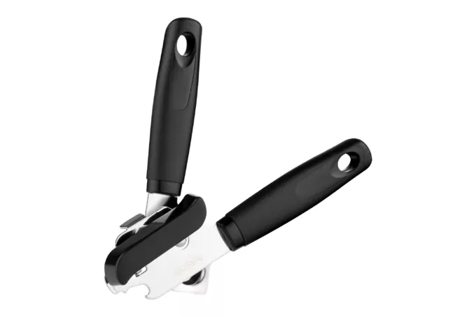 Ardesto Can opener Gemini, 19.5cm, zinc alloy, plastic, black