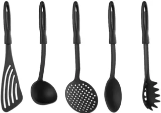 ARDESTO Kitchen utensils set Gemini Gourmet, 5pcs, plastic, black