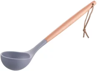 Ardesto Ladle Midori, 31cm, silicone, wood, gray