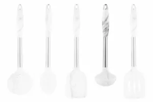 Половник Ardesto Gemini Marmo, 30см, силикон, нержавеющая сталь