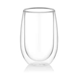 Набор чашек с двойными стенками Ardesto, 350мл, 2шт, боросиликатное стекло, прозрачный