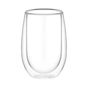 Набор чашек с двойными стенками Ardesto, 350мл, 2шт, боросиликатное стекло, прозрачный