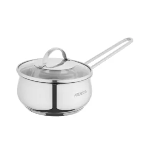 Ardesto Saucepan with glass lid Gemini Liguria, 1.3l, stainless steel