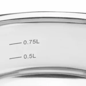 Ardesto Saucepan with glass lid Gemini Liguria, 1.3l, stainless steel