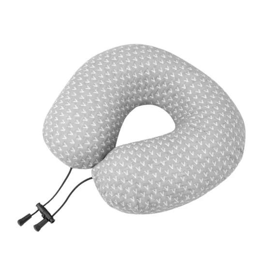 Neck pillow ARDESTO Sleepwell Travel 34х29х10cm, aircell memory foam, grey